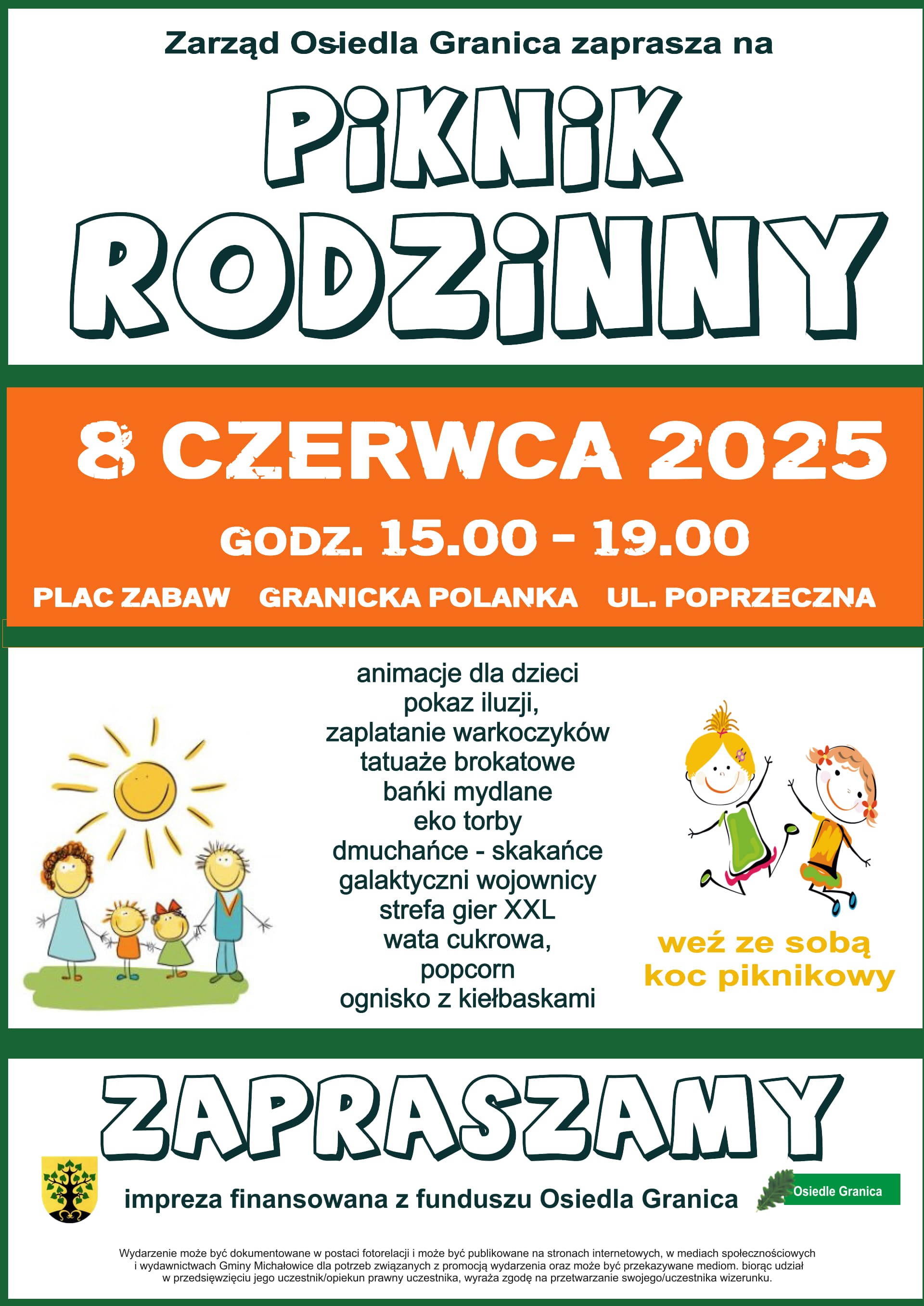 Grafika zawiera treść komunikatu
